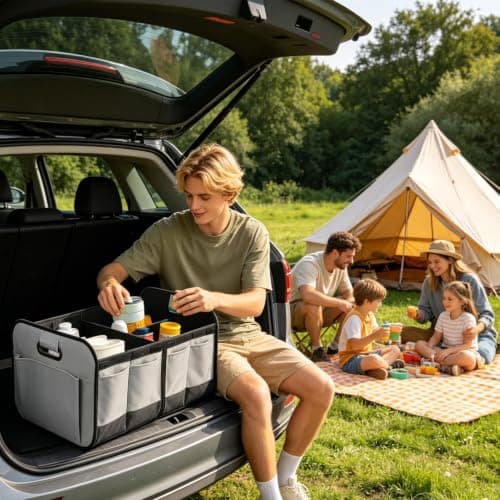 Car Trunk Organizer - Multi-Compartment Waterproof Storage — view 3