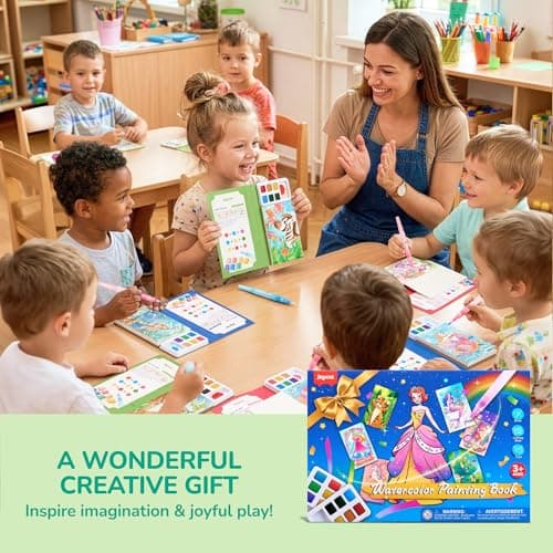 JoyCat 3 Pack Pocket Paint with Water Coloring Books for Kids — view 3