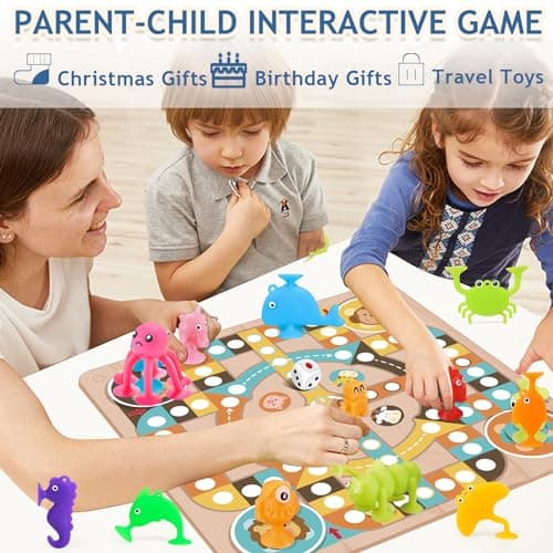 Suction Toys, Kids Building Toys for 3 Year Olds, 10Pcs Baby Sensory Sucker Toys,Toddler Travel Window Stress Release Game,Infant Birthday for 4 5 6 7 Years Old Boys Girls — view 6