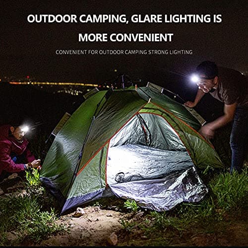 ALINUOYQ Waterproof Headlights Lighting Adjustable Head Flashlight Mini Night Headlamp Outdoor Camping Travel Hiking for Adult — view 4