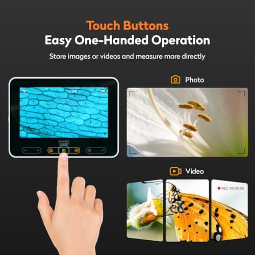 MatataStudio MX2-A Handheld Digital Microscope for Kids with 4.3'' Screen — view 4
