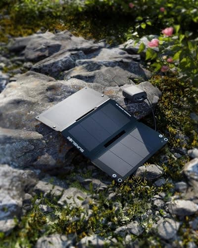 22W Portable Solar Charger – Sunslice Fusion Core 22 – High Performance with USB-A, USB-C & DC5521 – Ideal for Smartphones, Tablets, Camping and Outdoor Travel — view 4