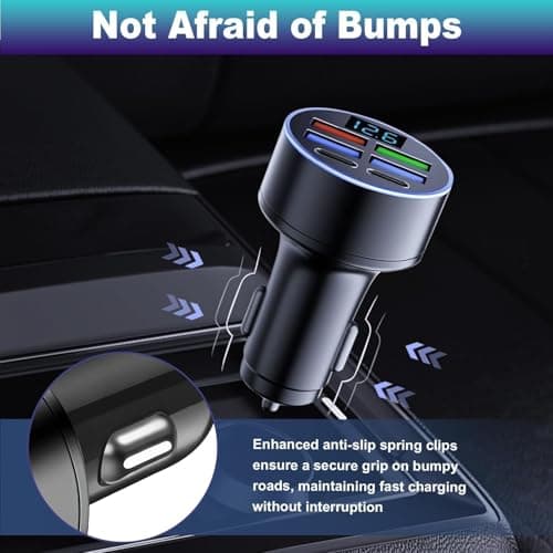 Car USB 6 in 1 Super fast Charger, 45W in Car Chargers — view 5