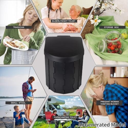 KINSPORY Portable Toilet, Camping Toilet, Camping WC — view 5