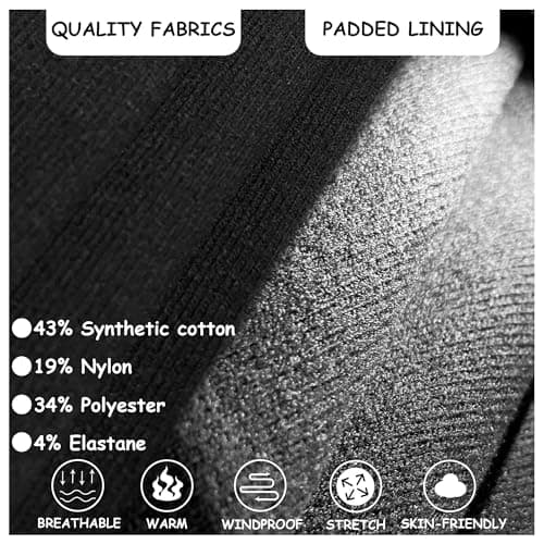 ehsbuy Neck Warmer Snoods for Men & Women Windproof Bandana Face Covering Ski Mask Lightweight Neck Gaiters Scarf Gifts for Motorcycle Running Cycling — view 2