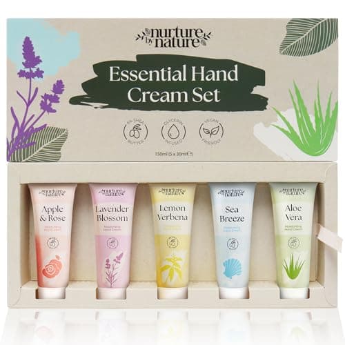 Nurture by Nature Vegan Hand Cream Gift Set - 5 x 30ml, Shea Butter