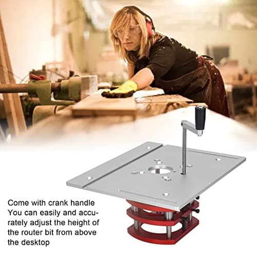 OVAQUIXI Router Lift System, 51mm Travel, 64-66mm Clamp Range — view 3
