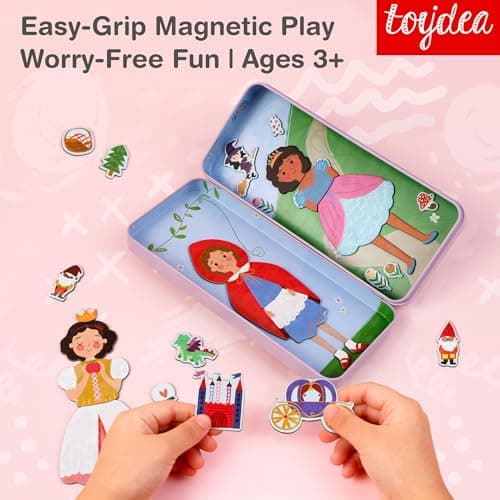 Toydea Magnetic Puzzle Box for Kids Ages 3-5, Princess Travel Puzzle Game — view 2