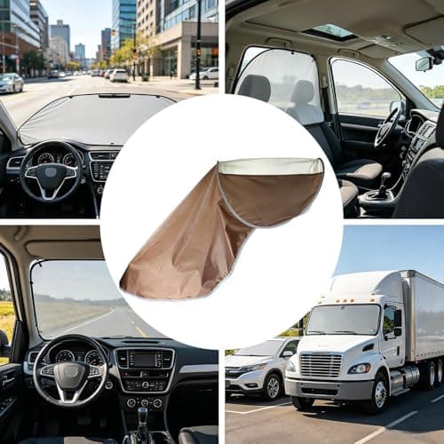 Front Seat Car Sunshade UV Protection Breathable Anti-Direct Blow — view 4