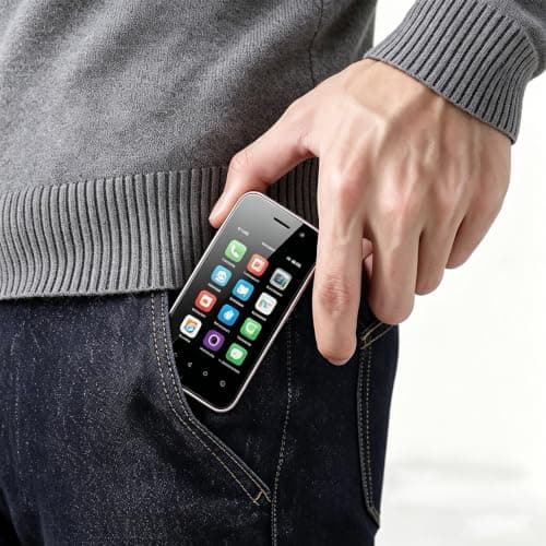 Smartphone unlock, 3.0-inch display screen, Android 12, 4G dual SIM card, 1950mah long battery life, 2MPx+5mMP high-definition camera, Bluetooth/WiFi/facial recognition/OTg/SMS (3GB+32GB Pink) — view 4