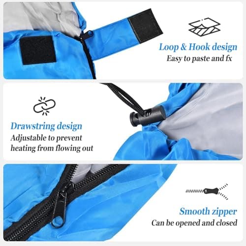 Sleeping Bag for Camping,Sleeping Bags for Adults Backpacking Waterproof,3 Seasons Adult Blanket,Small Packed Ultralight Carry Bag, Soft,Thick and Warm,for Outdoor Camping,Travel,Hiking (Navy Blue) — view 4