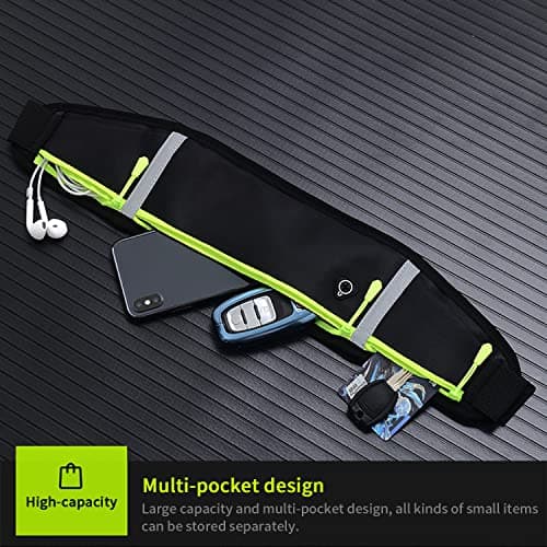 GORWRICH Running Belt Waterproof Phone Holder Waist Pack — view 4