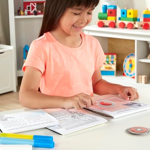 Melissa & Doug Secret Decoder Role Play Detective Kit | Spy Kit for Kids Travel Activity Packs | Games Activity Book | Plane Activities for Kids | Gifts for 7 Year Old Boys or Girls — view 6