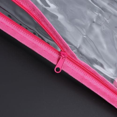 FUNNETOYU Pvc Women Cosmetic Bag with Convenient Zipper Design and Case, Makeup Bag Suitable for Summer and Car Travel, Portable Cosmetic Organizer for Easy Storage — view 4