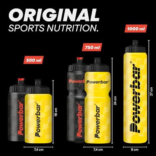 Powerbar - Sports Water Bottle - Leak-Proof & Dishwasher Safe, BPA-Free - 500 ml - Black — view 2