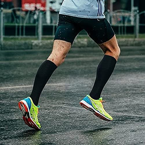 Compression Socks for Women and Men, 7 Pairs Medical Compression Stockings 15-20 mmHg Support Socks for Athletic, Varicose Veins, Running, Cycling, Hiking, Flight, Travel, Nursing, Pregnancy — view 5