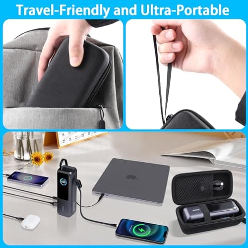 co2CREA Hard Travel Case for Anker Laptop Power Bank 25,000mAh — view 5