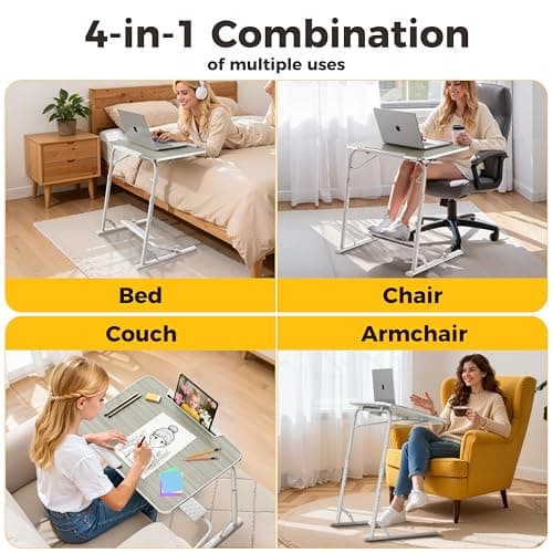 FoldWise Folding Laptop Table for Sofa, Sturdy Work & Dinner Portable Desk — view 4