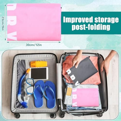 saerryor 3 Pcs Travel Laundry Bag With Drawstring For Dirty Clothes 91×61cm — view 6