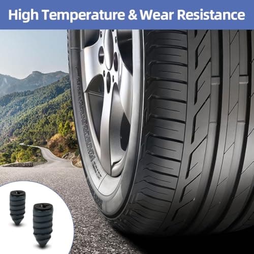 Adiwo 16 Pcs Tyre Repair Screws, Rubber Nail Tire Repair Self-Service Tire Repair Nail, Puncture Repair Nail Vacuum Tyre Repair Nail, General Tire Repair Quick Repair Tool for Car Motorcycle Bicycle — view 6