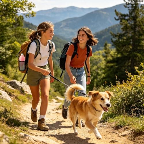 Pet Water Bottle – Portable Dog Drinking Dispenser, Reusable Outdoor Flask, Leakproof Travel Hydration Container For Walking Hiking Pet Care Outdoor Use — view 4