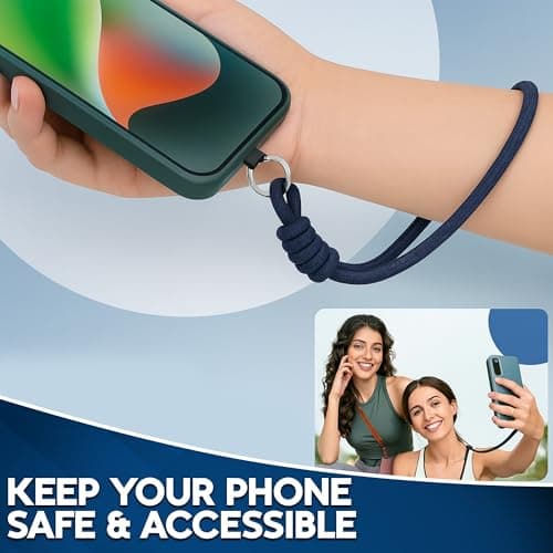 ARIATI 4 Pack Phone Tether Tabs – Universal Lanyard Patch Connector for Smartphones – Stainless Steel Phone Strap Pad – Durable Phone Lanyard Adapter for Case & Mobile Accessories — view 6