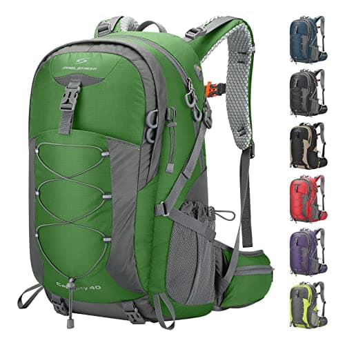 Maelstrom 40L Hiking Backpack, Lightweight Camping Daypack with Rain Cover