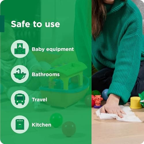 Clinell Universal Cleaning and Disinfectant Wipes for Surfaces - Pack of 200 Regular Wipes - Multi-Purpose, Kills 99.99% of Germs, Effective from 10 Seconds — view 4