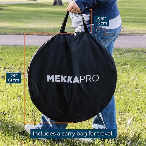 MEKKAPRO Portable Pop-Up Mosquito Net, 203x180x160cm (White) — view 5