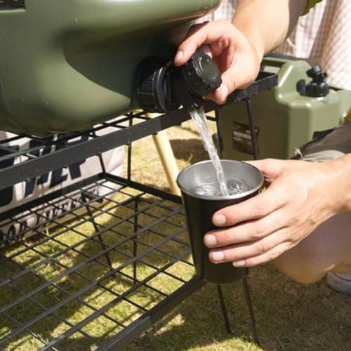 QuivyLivy 4 Piece Camping Mug Set 350ml Stainless — view 3