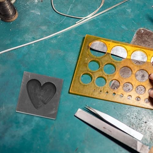 Heart Shaped Graphite Casting Mold for Silver and Brass Melting — view 4