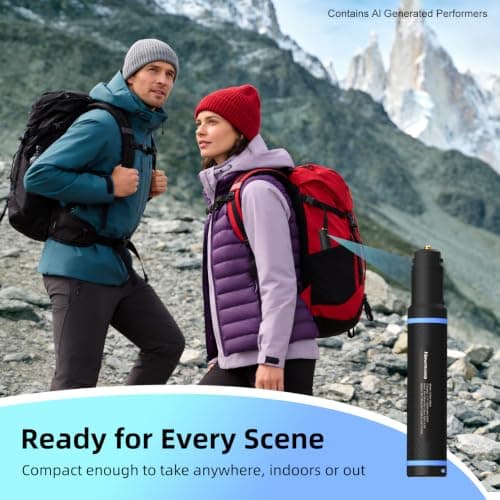 Newmowa 10000mAh Power Bank Handle Grip Tripod for Action Camera & Phone — view 6