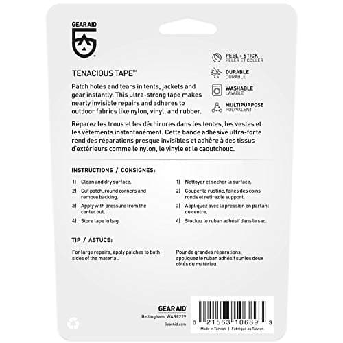 Gear Aid Tenacious Tape Repair Tape - Black Nylon — view 2