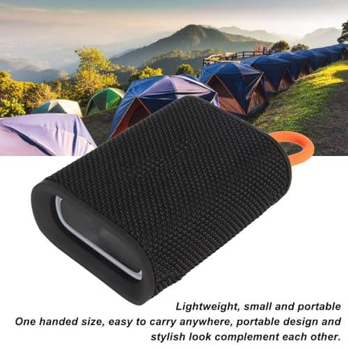 SIXRUN Bluetooth 5.3 Speaker, IPX7 RGB Light (Black) — view 4