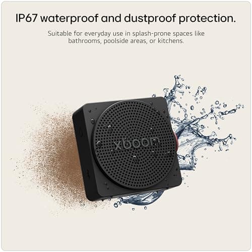 LG xboom Mini by will.i.am | Bluetooth Speaker | xboom Signature Sound with stylish and compact design | Black — view 6