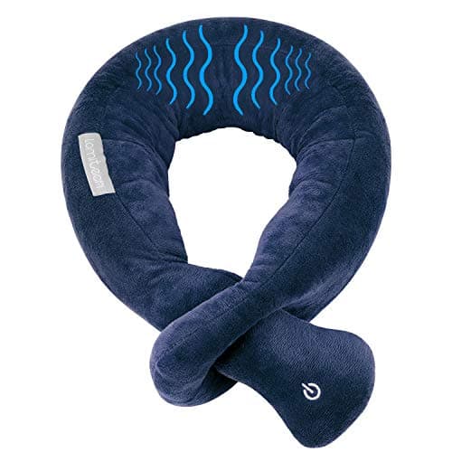 Travel Pillow with Vibration Function,Adjustable Massage Neck Pillow
