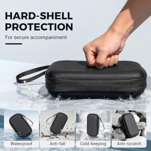 HIMDUZE Insulin Cooler Travel Case TSA Approved Small Refrigerated Medicine Cooler for Travel Diabetic Travel Case Bag w/2 Reusable Ice Pack. — view 3