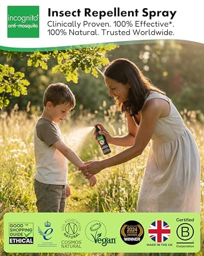 Incognito Mosquito Repellent Spray Natural DEET Free 100ml — view 4