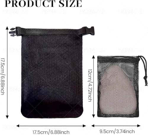 Yxelydriail 2Pcs Travel Soap Case Bag, Waterproof Leakproof Soap Bar Bag — view 2