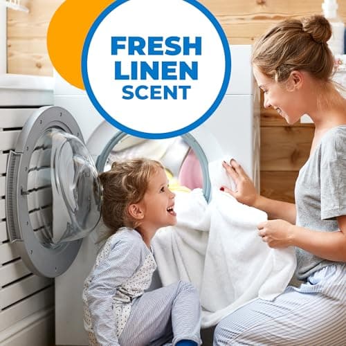 Arm and Hammer Power Laundry Detergent, Fresh Linen Laundry Sheets 50ct, up to 100 Small Loads, Ultraconcentrated Washing Detergent for deep clean, Laundry Detergent for Washing Machine — view 5
