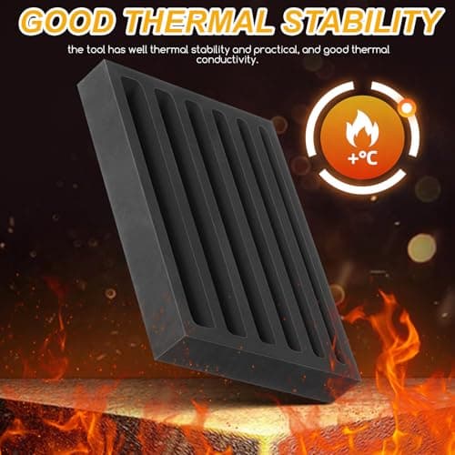Graphite Oil Groove Mould for Gold and Copper Casting Black — view 3