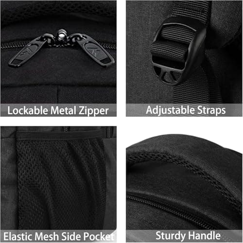 MATEIN Travel Laptop Backpack 17.3 Inch, Work Bag Lightweight Laptop Bag — view 6