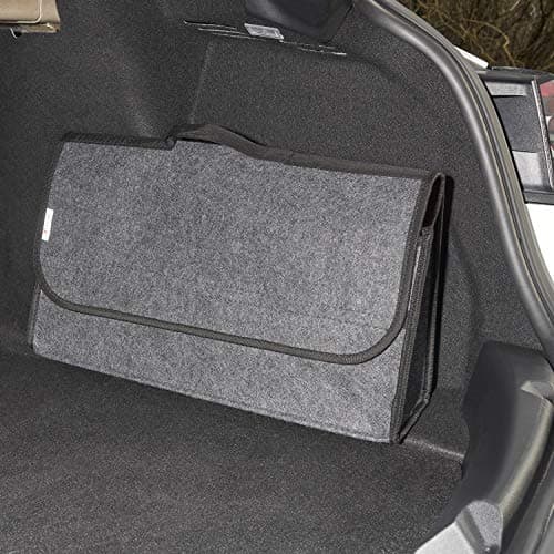 Vinsani Car Boot Organiser Bag Anti Slip Foldable for Boot Storage Case Tool Bag Carpet Solution Interior Declutter Tidy Bag Organisers Tools - Suitable for All Vehicles - Grey Large — view 4