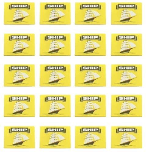 Aplins - Ship Safety Matches Multipack (Pack of 20) Approx 640 Small Matchsticks with Side Striker Surface for Lighting Candles, Gas Cookers & Fireplace