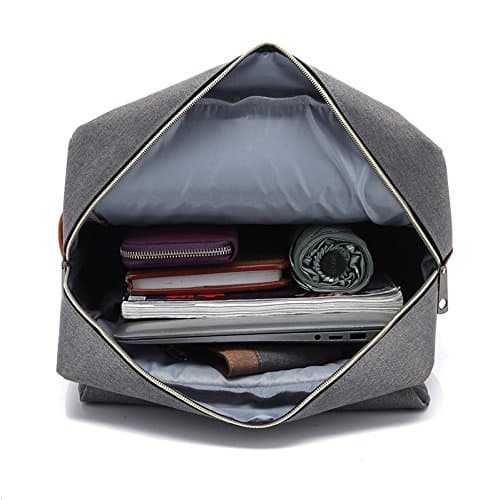 FreeMaster Vintage Unisex Casual School Bag Travel Laptop Backpack Rucksack Daypack Tablet Bags (Purple) — view 6