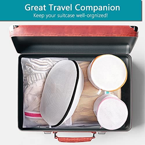 Eono Laundry Mesh Bag for Shoes and Sneaker, Shoes Washing Bags, Multi Protection Wash Laundry Net With Durable Zipper Laundry Bag for Travel, 2 Set — view 6