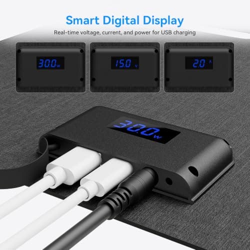 60W Portable Solar Panel with Digital Power Display, DC 18V USB-C PD 33W — view 2
