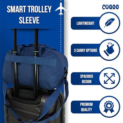 CUQOO Ryanair Backpack | Cabin Bag 40x20x25 Hand Luggage Rucksack Travel — view 4