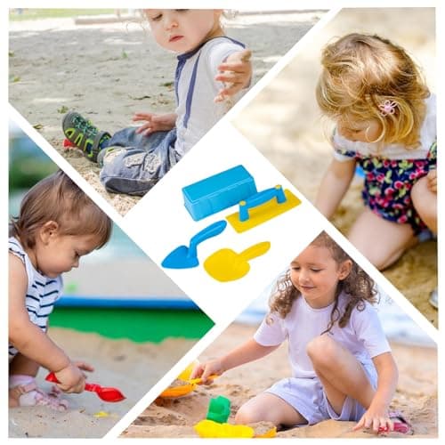 Beach Sand Toys, Snow Sand Building Set, Shovel Mold Tool Kit, Creative Castle Builder, Durable Travel Case, For Kids Toddler Summer Camping Travel Backyard Games — view 6