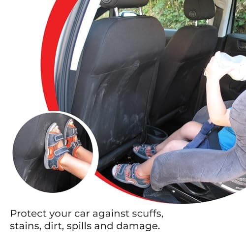 Royal Rascals - Car Seat Kick Mats - 2 Pack - Waterproof Back Seat Guard — view 6